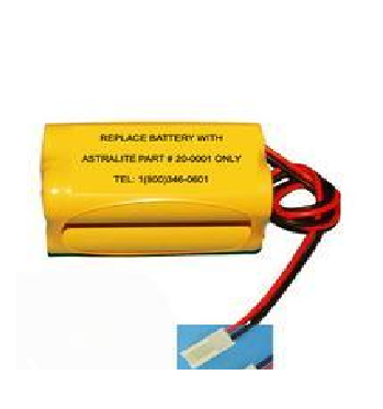 Pin đèn Exit Astralite 20-0001 Battery for Emergency Lighting & Exit Signs 4,8V