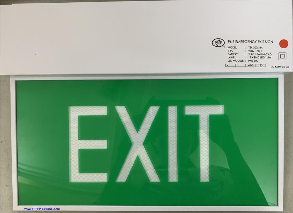 Đèn Exit chiếu sáng khẩn cấp PNE TEX 300S