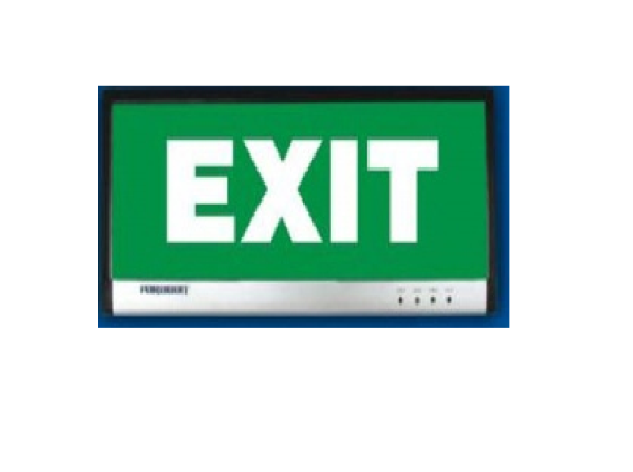 Đèn thoát hiểm 1 mặt bóng LED Paragon - PEXA13SW (EM 601)