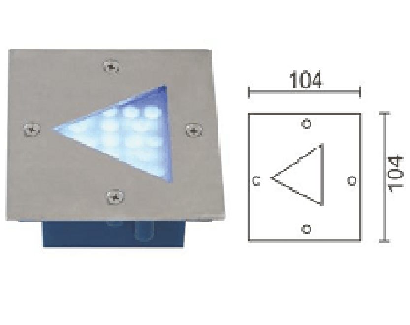 Đèn LED âm sàn DL-A002