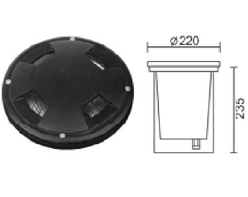 Đèn LED âm sàn DL-A005