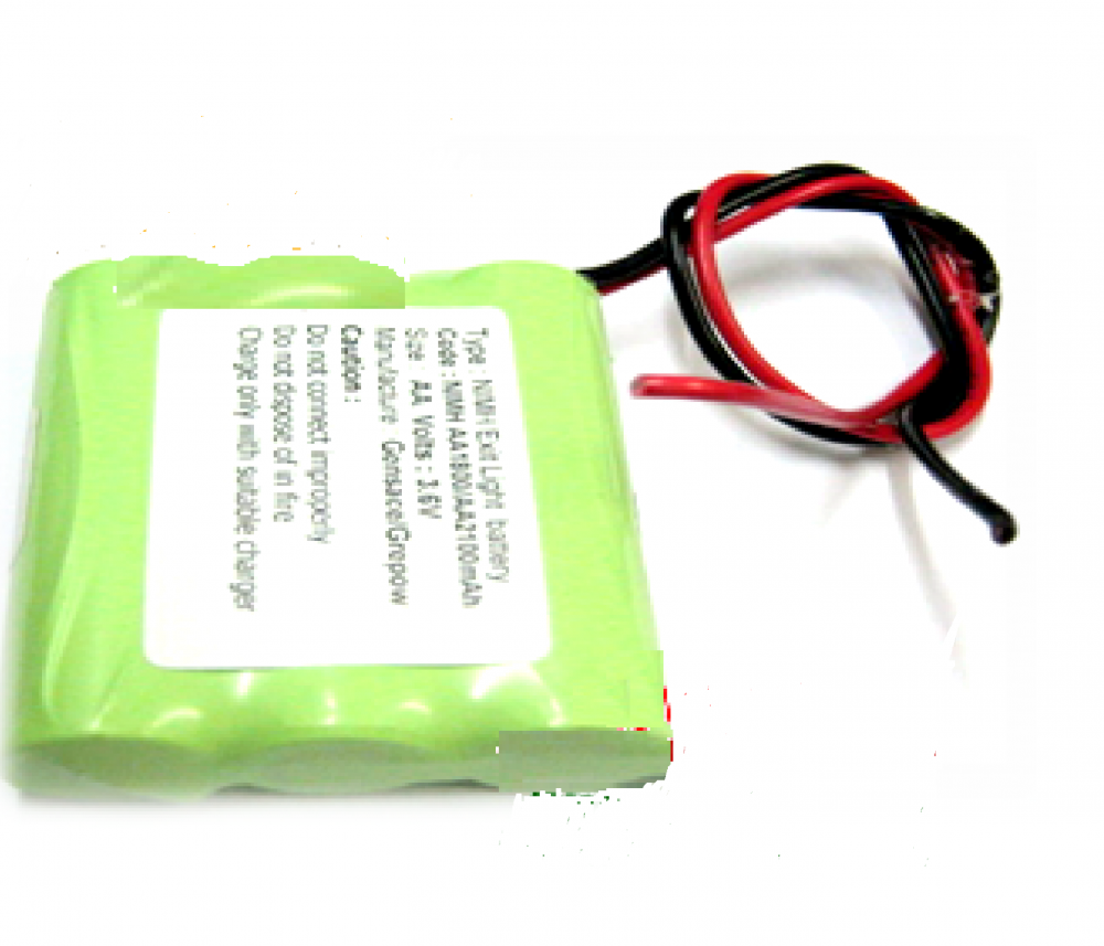 Pin đèn Exit thoát hiểm, Pin đèn chiếu sáng 3,6V-AA1800MAH