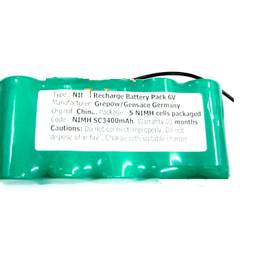 Pin đèn chiếu sáng, Pin đèn khẩn cấp, Pin đèn Exit 6V-SC3400mAh NIMH/NICD 