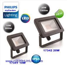 Đèn pha LED Floodlight My garden Philips 17341-10W, 17342-20W